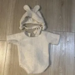 ニューボーンフォト用 うさぎ衣装セット ベビー