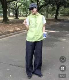 カラフルシースルーフードベスト　ユニセックス