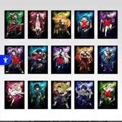 一番くじ 鬼滅の刃 ～雷の兄弟〜G賞ポスターコレクション10種＋アートボード伊黒