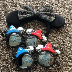 ディズニーサングラス2個＋カチューシャセット