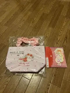 サンリオ ピンク トートバッグとステッカーセット