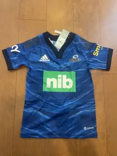 新品　ラグビー スーパーラグビー ブルーズ ホーム ジャージ　7Y 8Y