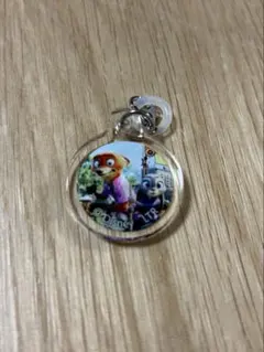 ズートピア　カフェ　ストローチャーム　ニック　ジュディ