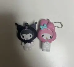 サンリオ 顔ハメ フォトフレームマスコット マイメロ クロミ　ガチャガチャ