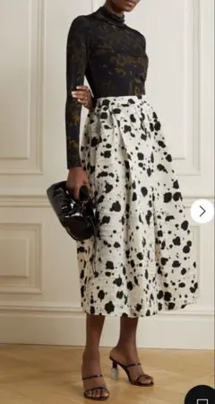 Dries Van Noten ナイロンサーキュラースカート FR34のサムネイル