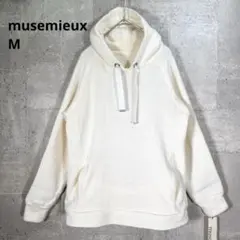 新品 musemieux ニット パーカー セーター あったか 両脇ポケット M