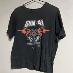 2000年代 SUM41 スカルデザイン Tシャツ ブラック SUM 41 スカルデザイン TシャツSサイズ - メルカリ