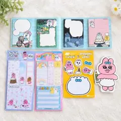 可哀想に！ メモ帳 付箋 まとめ売り文具（おぱんちゅ&んぽちゃむ）