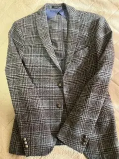 ZARA MAN チェック柄 テーラードジャケット
