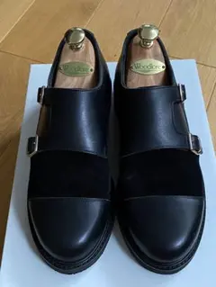 三陽山長 サンヨウヤマチョウ ダブルモンクストラップシューズ ブラック 三陽山長｜【柔四/JUSHI】ダブルモンクストラップ | Rakuten