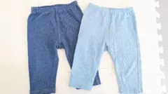 ★美品★ユニクロ　レギンス　100　2枚セット 7分丈