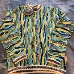 激レア紙タグ付き新品未使用_90s COOGIオーストラリア製3DニットL