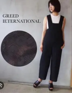 【GREED】ミディアム BLACK ジャガード ジャンプスーツのサムネイル