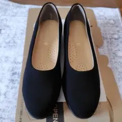 軽量 ストレッチ パンプス 3E 25.5cm パンジー pansy