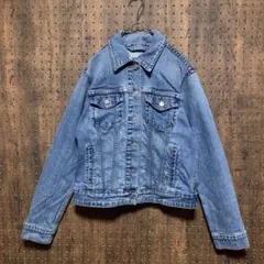 US古着　リーバイス　デニムジャケット　短丈　ライトブルー　 dola025