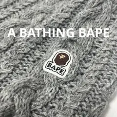 A BATHING BAPE ニット セーター アランセーター エイプ メンズのサムネイル