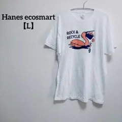 Hanes ecosmart【L】ROCK & RECYCLE Tシャツ 半袖