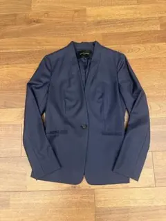 UNITED ARROWS 紺 ノーカラージャケット パンツセットアップ