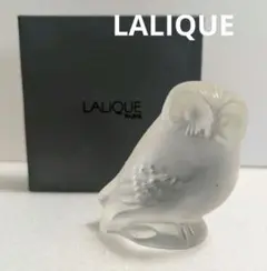 未使用品 LALIQUE クリスタル サンニコラス 小物入れ 灰皿 ラリック
