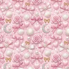 【ゆきちゃん限定】X2811-1 ぷっくり ゆめかわ柄 ピンク 生地 1m