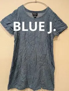 BLUE J. ビンテージ デニム半袖ワンピース チュニック XL 古着