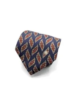 良品✨ ダンヒル ネクタイ シルク ネイビー 1798
