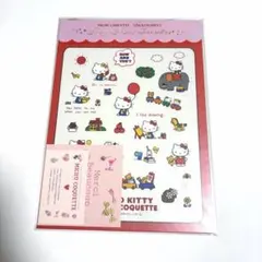 MICHUCOQUETTE ステッカーシート シール キティ サンリオ 伊勢丹