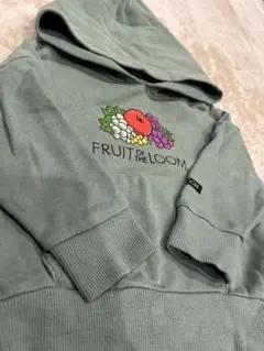 FRUIT OF THE LOOM グリーンパーカー 90