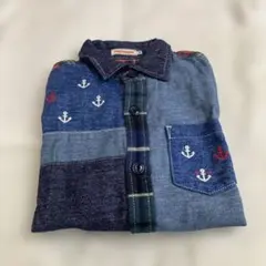 ミキハウス　130 ブラウス