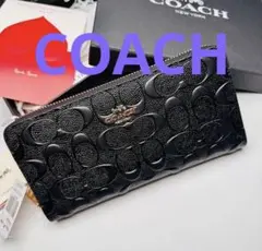 新商品人気Coach長財布コーチ長財布ブラック色