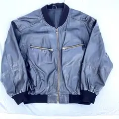 レザージャケット　フライトジャケット　ボンバー　単丈　レザー　メンズ　レディース