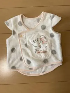 ミニー 水玉 フリースベスト 50-70cm