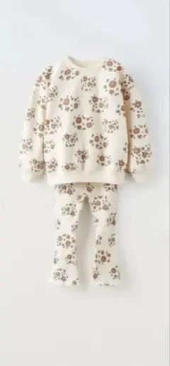 ZARA 花柄セットアップ 104cmのサムネイル