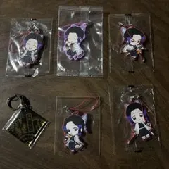 鬼滅の刃　ラバーマスコット　キャラモチーフキーホルダー　胡蝶しのぶ