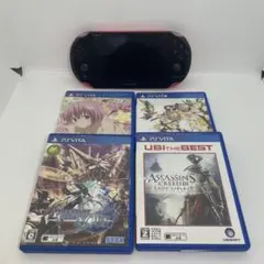 【ジャンク扱い】SONY PS Vita PCH-2000+ソフト4本