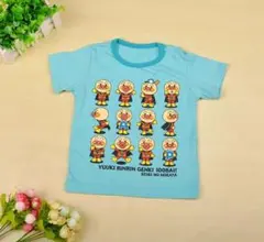新品　アンパンマン　Ｔシャツ　ブルー　95cm 95サイズ　バンダイ　半袖　夏
