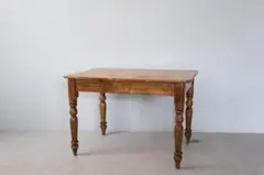 英国アンティーク木製テーブル/ダイニング机/作業台/デスク/飾り棚(95-147 英国アンティーク木製テーブル/ダイニング机/作業台/デスク/飾り棚(95