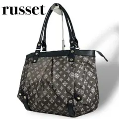 【良品】russet ラシット トートバッグ モノグラム 肩掛け 5120