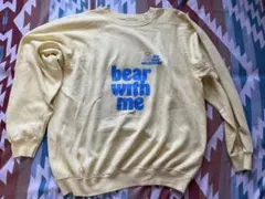 80〜90s Hanes usa製　イエローフェード　スウェット Lサイズ