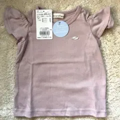 【新品タグ付き】 ブランシェス フリル袖 肩開きTシャツ