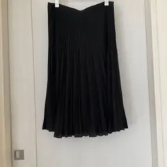 l*a様 大きい　INDIVI インディヴィ黒 プリーツロングスカート 15