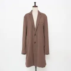 美品 ナノユニバース チェスターコート ブラウン系 サイズL*ND1016