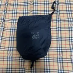 UNIQLO ULTRA LIGHT DOWN 衣類圧縮袋 ブラック
