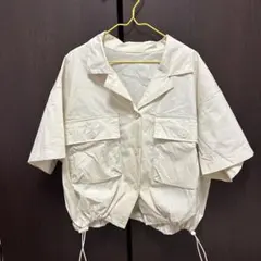 GU ユーティリティショートシャツ SIZE M ナチュラルカラーのサムネイル