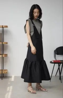 AZUL BY MOUSSYジャガードジャンパードレス