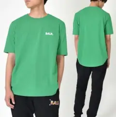 新品 タグ付き BALR. 半袖 Tシャツ グリーン 緑 ロゴ付き Sサイズ