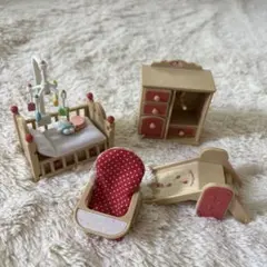 シルバニアファミリー ベビーベッドセット