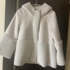 【値下げ】MICO COULER フェイクムートン　ポンチョコート