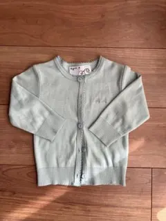 アニエスベー agnès b. ミントグリーン カーディガン 1an