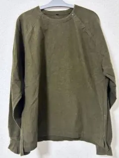 無印◎プルオーバーのフランネルシャツ